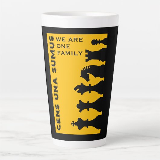 チェスの対戦相手 カフェラテマグ (正面)