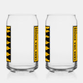 チェスの対戦相手 ガラス缶 (左)