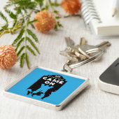 チェスの対戦相手 キーホルダー (側面)