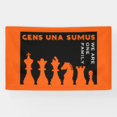 チェスの対戦相手 横断幕 (横)