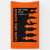 チェスの対戦相手 横断幕 (縦)