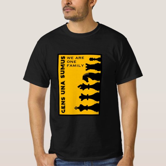 チェスの対戦相手 Tシャツ (正面)