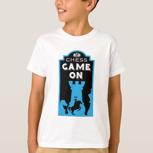 チェスの対戦相手 Tシャツ (正面)