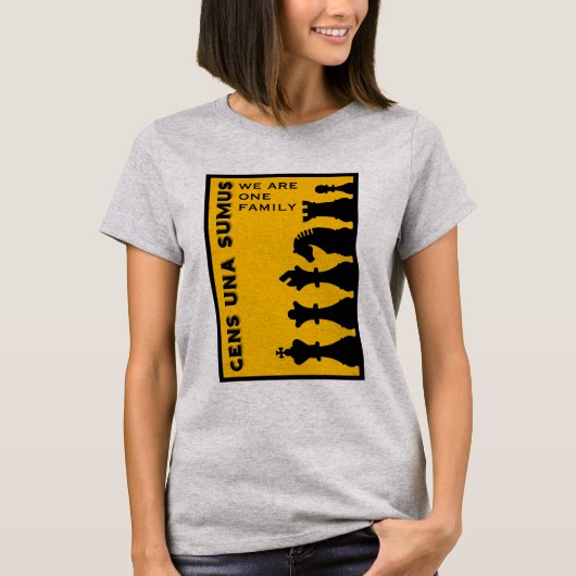 チェスの対戦相手 Tシャツ (正面)