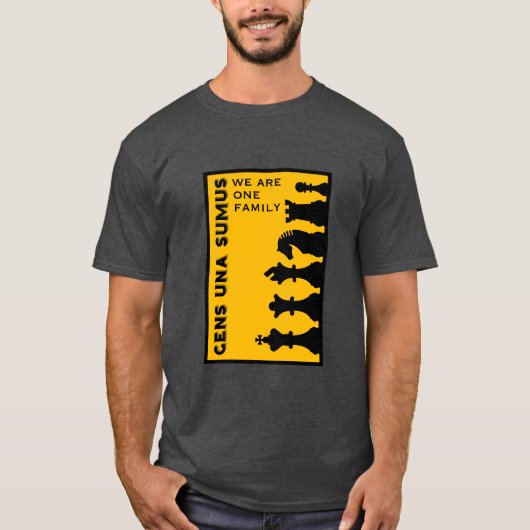 チェスの対戦相手 Tシャツ (正面)