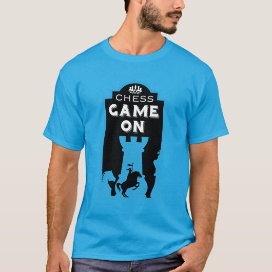 チェスの対戦相手 Tシャツ (正面)