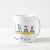 チェスの巨匠 コーヒーマグカップ (正面右)