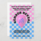 チェスの性別の表示 招待状 (正面/裏面)