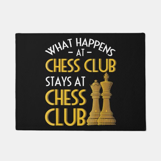 チェスの恋人|チェスクラブのユーモアで何が起こるか ドアマット (正面)