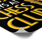 チェスの恋人 | Chess Clubユーモアで何が起こるか ポスター (角)