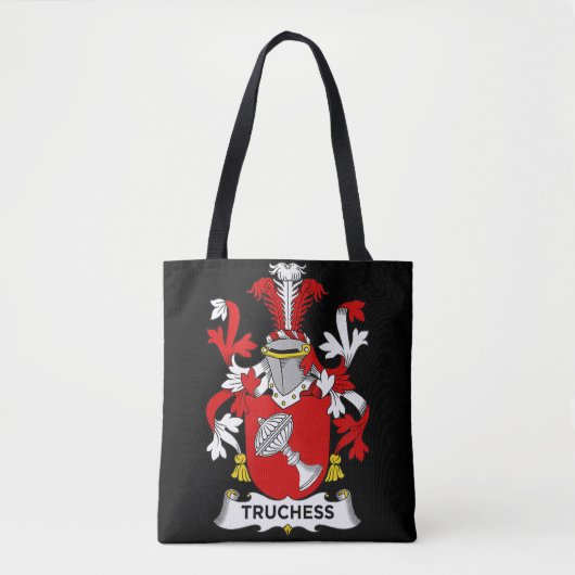 チェスの恋人 | Truchess Coat of Arms -家紋 トートバッグ (正面)