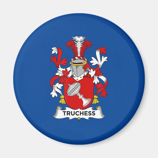 チェスの恋人 | Truchess Coat of Arms -家紋 マグネット (正面)
