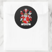 チェスの恋人 | Truchess Coat of Arms -家紋 ラウンドシール (バッグ)