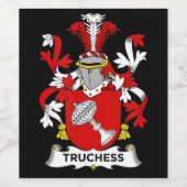 チェスの恋人 | Truchess Coat of Arms -家紋 ワインラベル (シングルラベル)