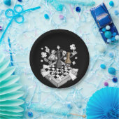 チェスの戦いの姿チェスマンチェックメイトチェ遊ス. ペーパープレート (パーティー)