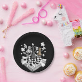 チェスの戦いの姿チェスマンチェックメイトチェ遊ス. ペーパープレート (パーティー)