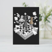 チェスの戦いの姿チェスマンチェックメイトチェ遊ス. 招待状 (スタンド正面)