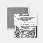 チェスの有名なゲーム， 1614 マグネット (正面/裏面)