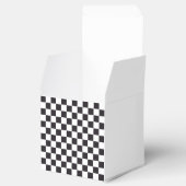 チェスの正方形のパターン – 黒+背景 フェイバーボックス (オープン)