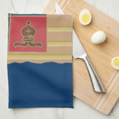 チェスの正方形 キッチンタオル (四つ折り)