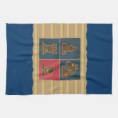 チェスの正方形 キッチンタオル (横)