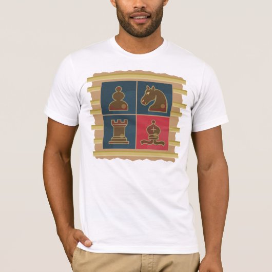 チェスの正方形 Tシャツ (正面)