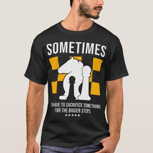チェスの犠牲駒 Tシャツ (正面)