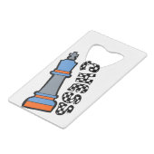 チェスの男性 クレジットカード栓抜き (裏面アングル)