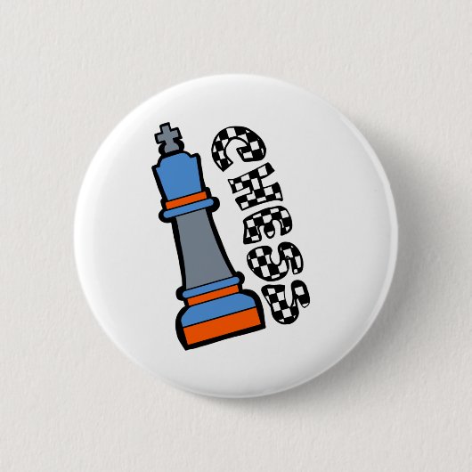 チェスの男性 缶バッジ (正面)