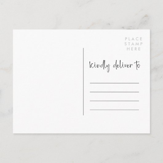 チェスの白い王様の駒のゲイ結婚式の日付を保存 案内ポストカード (裏面)