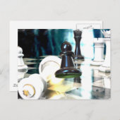 チェスの移動はがき ポストカード (正面/裏面)