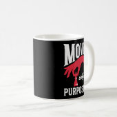 チェスの移動(目的別プレーヤーのチェス駒ヴィンテージ) コーヒーマグカップ (正面右)