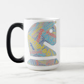 チェスの芸術と戦略の用語 モーフィングマグカップ (左)