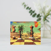 チェスの芸術、チェスのルール、チェスの開口部、 ポストカード (スタンド正面)