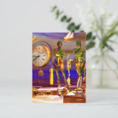 チェスの芸術、チェスのルール、チェスの開口部、 ポストカード (スタンド正面)