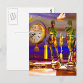 チェスの芸術、チェスのルール、チェスの開口部、 ポストカード (正面/裏面)