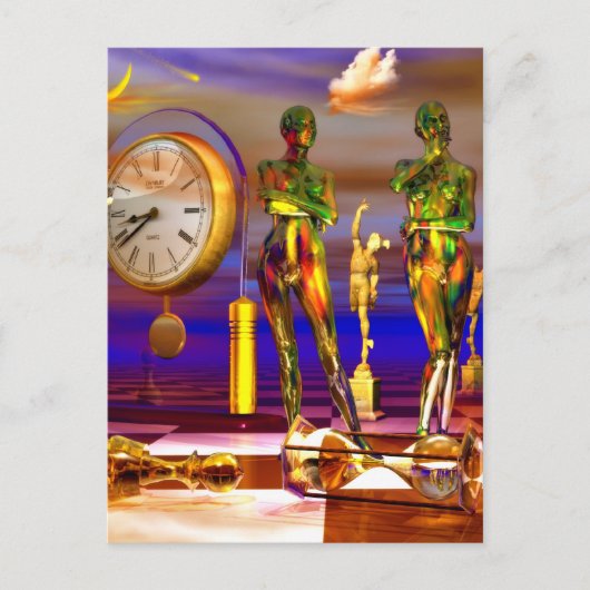 チェスの芸術、チェスのルール、チェスの開口部、 ポストカード (正面)