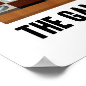 チェスの試合は私にチェスのステレオグラムを動かす ポスター (角)