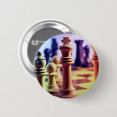 チェスの試合ボタン 缶バッジ (正面&裏面)