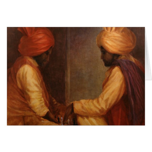 チェスの試合 (正面横)