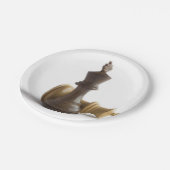 チェスの試合 ペーパープレート (アングル)