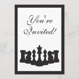 チェスの誕生日パーティーの招待 招待状