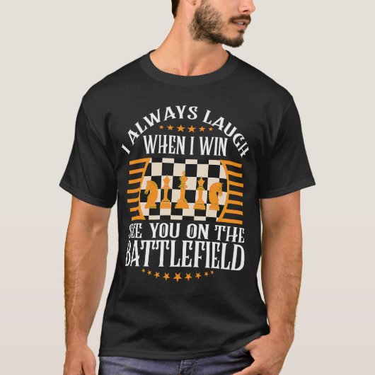 チェスの賢さの明るい引用文 Tシャツ (正面)