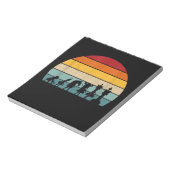 チェスの進化レトロヴィンテージギフト ノートパッド (回転)