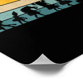 チェスの進化レトロヴィンテージギフト ポスター (角)