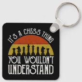 チェスの駒だ – 理解できない キーホルダー (裏面)
