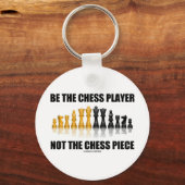 チェスの駒ではなくチェスの駒である キーホルダー (正面)