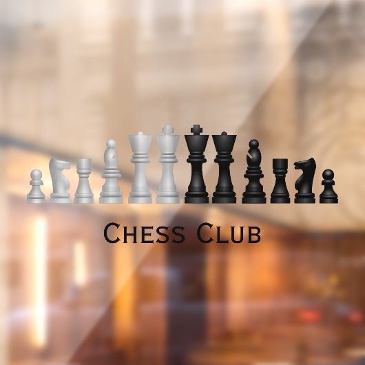 チェスの駒のウィンドウの固定 ウィンドウサイン (シート2)