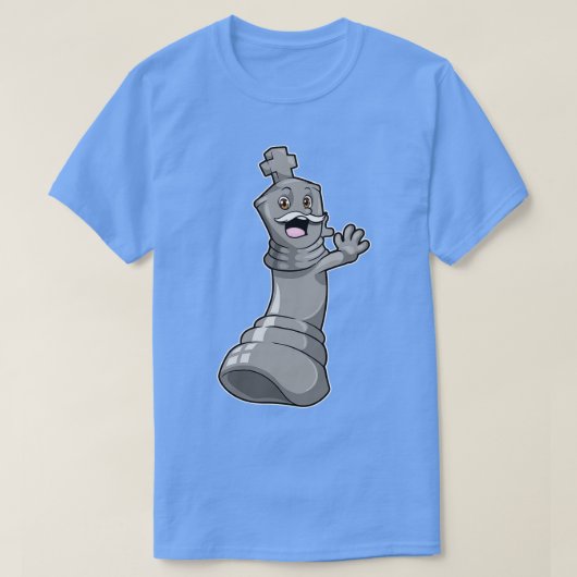 チェスの駒のキング2 Tシャツ (デザイン正面)