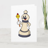 チェスの駒のキング(チェス盤の上).PNG カード (正面)